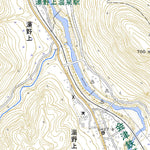 Pacific Spatial Solutions, Inc. 553977 湯野上 （ゆのかみ Yunokami）, 地形図 digital map