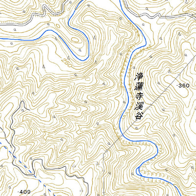 Pacific Spatial Solutions, Inc. 554025 川部 （かわべ Kawabe）, 地形図 digital map