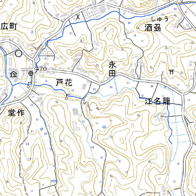 Pacific Spatial Solutions, Inc. 554064 上蓬田 （かみよもぎだ Kamiyomogida）, 地形図 digital map