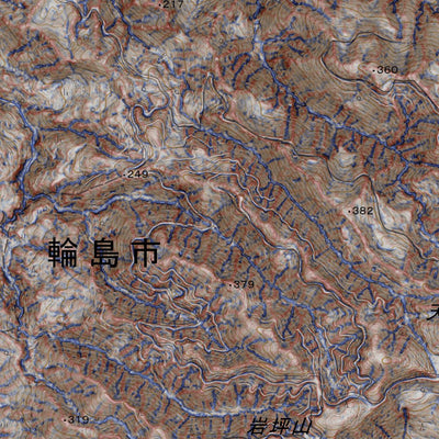 Pacific Spatial Solutions, Inc. 563607 輪島 （わじま Wajima）, CS立体図+地形図 digital map