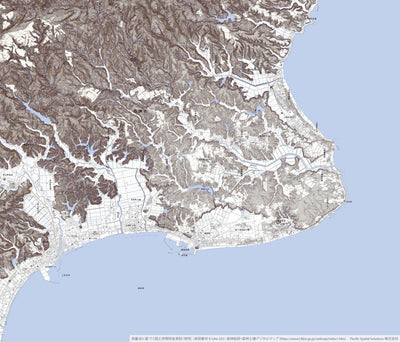 Pacific Spatial Solutions, Inc. 563712 能登飯田 （のといいだ Notoiida）, CS立体図+地形図 digital map