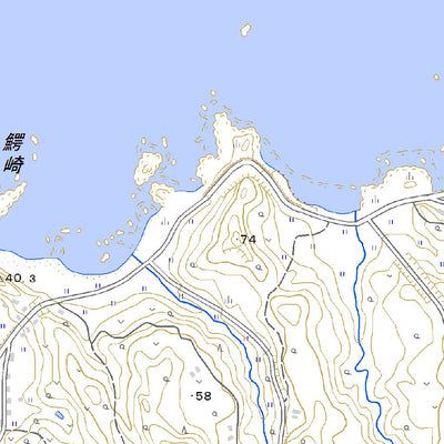 Pacific Spatial Solutions, Inc. 563721 馬緤 （まつなぎ Matsunagi）, 地形図 digital map