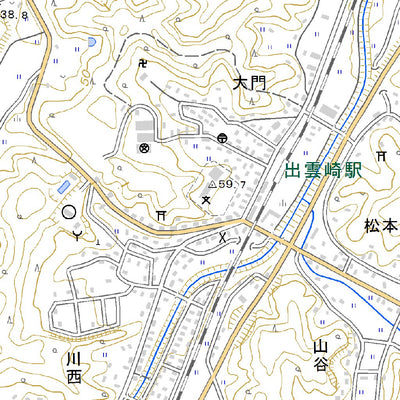 Pacific Spatial Solutions, Inc. 563825 出雲崎 （いずもざき Izumozaki）, 地形図 digital map