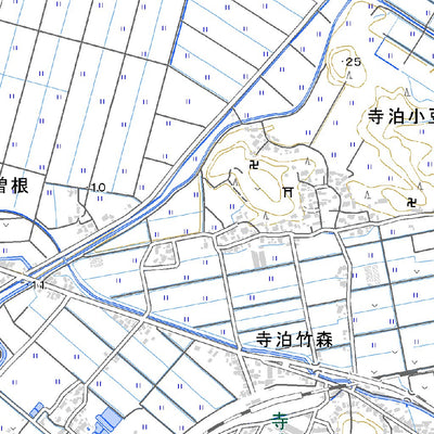 Pacific Spatial Solutions, Inc. 563836 寺泊 （てらどまり Teradomari）, 地形図 digital map