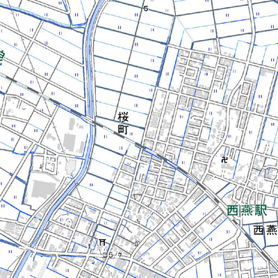 Pacific Spatial Solutions, Inc. 563847 越後吉田 （えちごよしだ Echigoyoshida）, 地形図 digital map