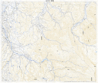 Pacific Spatial Solutions, Inc. 563910 栃堀 （とちぼり Tochibori）, 地形図 digital map