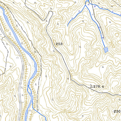 Pacific Spatial Solutions, Inc. 563933 越後豊川 （えちごとよかわ Echigotoyokawa）, 地形図 digital map