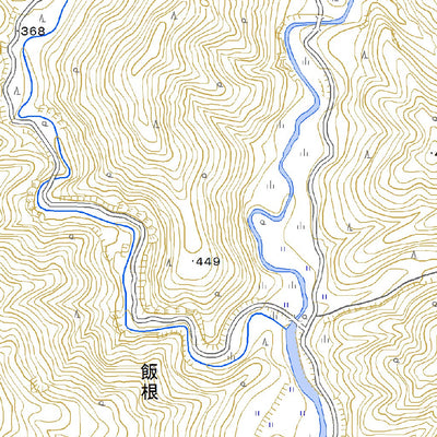 Pacific Spatial Solutions, Inc. 563945 飯里 （いいさと Iisato）, 地形図 digital map