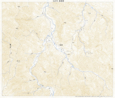 Pacific Spatial Solutions, Inc. 563975 長者原 （ちょうじゃはら Chojahara）, 地形図 digital map