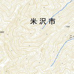 Pacific Spatial Solutions, Inc. 564050 白布温泉 （しらぶおんせん Shirabuonsen）, 地形図 digital map
