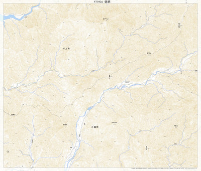 Pacific Spatial Solutions, Inc. 573926 徳網 （とくあみ Tokuami）, 地形図 digital map