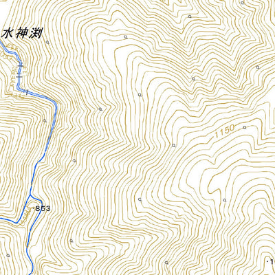 Pacific Spatial Solutions, Inc. 573937 朝日岳 （あさひだけ Asahidake）, 地形図 digital map