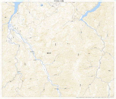 Pacific Spatial Solutions, Inc. 573956 大鳥 （おおとり Otori）, 地形図 digital map