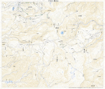 Pacific Spatial Solutions, Inc. 574013 蔵王山 （ざおうざん Zaozan）, 地形図 digital map