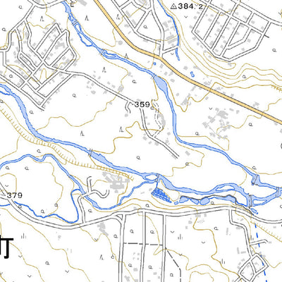 Pacific Spatial Solutions, Inc. 574014 遠刈田 （とおがった Togatta）, 地形図 digital map