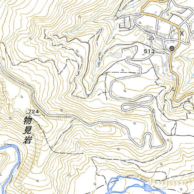Pacific Spatial Solutions, Inc. 574014 遠刈田 （とおがった Togatta）, 地形図 digital map