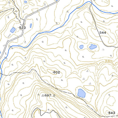 Pacific Spatial Solutions, Inc. 574055 升沢 （ますざわ Masuzawa）, 地形図 digital map