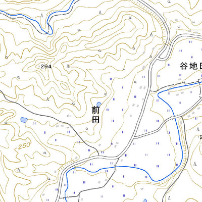 Pacific Spatial Solutions, Inc. 584037 本寺 （ほんでら Hondera）, 地形図 digital map