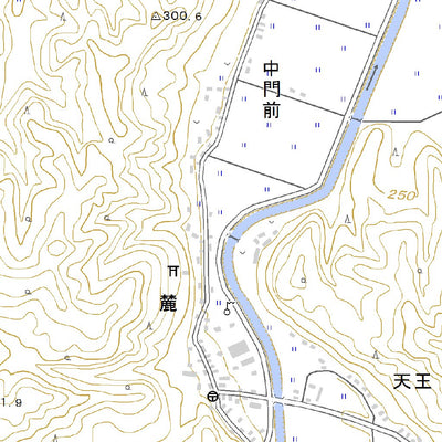 Pacific Spatial Solutions, Inc. 584062 羽後田代 （うごたしろ Ugotashiro）, 地形図 digital map