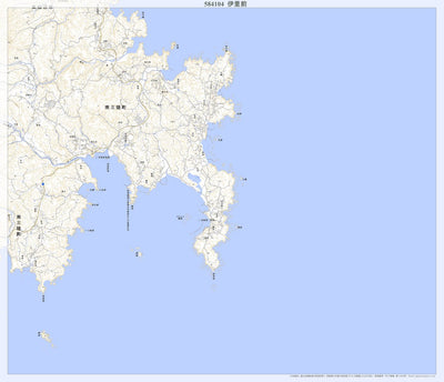 Pacific Spatial Solutions, Inc. 584104 伊里前 （いさとまえ Isatomae）, 地形図 digital map