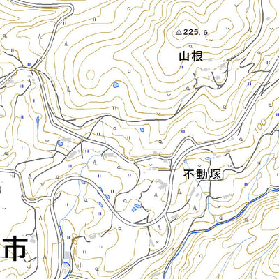 Pacific Spatial Solutions, Inc. 584131 一関 （いちのせき Ichinoseki）, 地形図 digital map