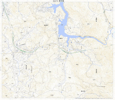 Pacific Spatial Solutions, Inc. 584172 野手崎 （のでさき Nodesaki）, 地形図 digital map