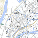 Pacific Spatial Solutions, Inc. 594024 羽後長野 （うごながの Ugonagano）, 地形図 digital map