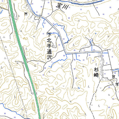 Pacific Spatial Solutions, Inc. 594041 秋田東部 （あきたとうぶ Akitatobu）, 地形図 digital map