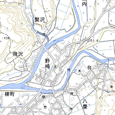 Pacific Spatial Solutions, Inc. 594042 岩見三内 （いわみさんない Iwamisannai）, 地形図 digital map