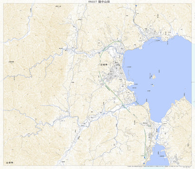 Pacific Spatial Solutions, Inc. 594117 陸中山田 （りくちゅうやまだ Rikuchuyamada）, 地形図 digital map