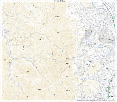 Pacific Spatial Solutions, Inc. 594130 南昌山 （なんしょうざん Nanshozan）, 地形図 digital map