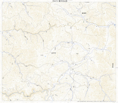 Pacific Spatial Solutions, Inc. 594172 陸中北山形 （りくちゅうきたやまが Rikuchukitayamaga）, 地形図 digital map