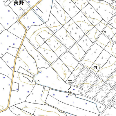 Pacific Spatial Solutions, Inc. 603907 大潟 （おおがた Ogata）, 地形図 digital map