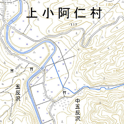 Pacific Spatial Solutions, Inc. 604002 沖田面 （おきたおもて Okitaomote）, 地形図 digital map