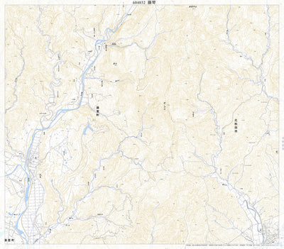 Pacific Spatial Solutions, Inc. 604032 藤琴 （ふじこと Fujikoto）, 地形図 digital map