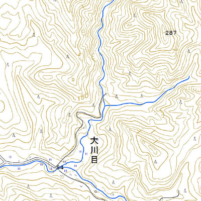 Pacific Spatial Solutions, Inc. 604032 藤琴 （ふじこと Fujikoto）, 地形図 digital map