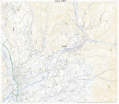 Pacific Spatial Solutions, Inc. 604036 毛馬内 （けまない Kemanai）, 地形図 digital map