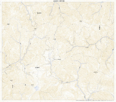 Pacific Spatial Solutions, Inc. 604053 田代岳 （たしろだけ Tashirodake）, 地形図 digital map