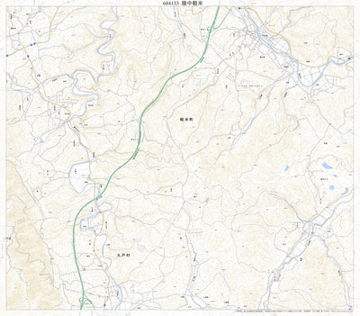 Pacific Spatial Solutions, Inc. 604133 陸中軽米 （りくちゅうかるまい Rikuchukarumai）, 地形図 digital map