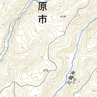 Pacific Spatial Solutions, Inc. 614034 大倉岳 （おおくらだけ Okuradake）, 地形図 digital map