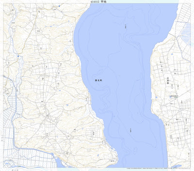 Pacific Spatial Solutions, Inc. 614112 甲地 （かっち Katchi）, 地形図 digital map