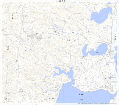 Pacific Spatial Solutions, Inc. 614122 平沼 （ひらぬま Hiranuma）, 地形図 digital map
