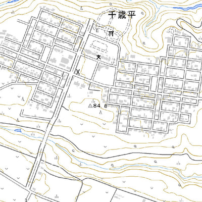 Pacific Spatial Solutions, Inc. 614122 平沼 （ひらぬま Hiranuma）, 地形図 digital map