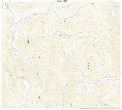 Pacific Spatial Solutions, Inc. 624042 神明 （しんめい Shimmei）, 地形図 digital map