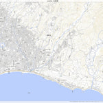 Pacific Spatial Solutions, Inc. 624056 五稜郭 （ごりょうかく Goryokaku）, 地形図 digital map