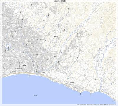 Pacific Spatial Solutions, Inc. 624056 五稜郭 （ごりょうかく Goryokaku）, 地形図 digital map