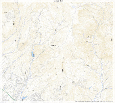 Pacific Spatial Solutions, Inc. 624066 赤川 （あかがわ Akagawa）, 地形図 digital map