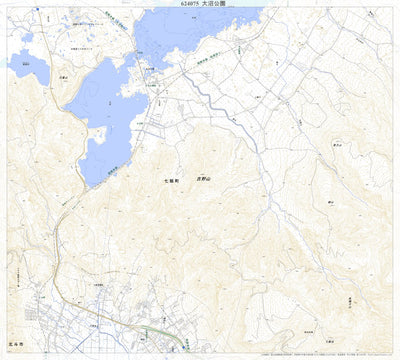 Pacific Spatial Solutions, Inc. 624075 大沼公園 （おおぬまこうえん Onumakoen）, 地形図 digital map
