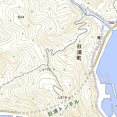 Pacific Spatial Solutions, Inc. 624140 戸井 （とい Toi）, 地形図 digital map