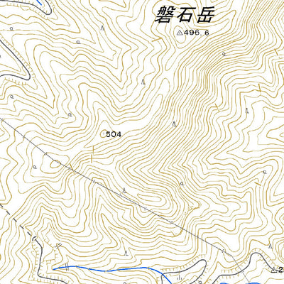 Pacific Spatial Solutions, Inc. 634012 野田追岳 （のだおいだけ Nodaoidake）, 地形図 digital map